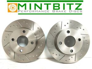 PEUGEOT 106 GTi RALLYE Dimpled & Grooved SPORTS BRAKE DISCS FRONT REAR