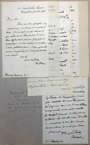 Frederick Nash (1782-1856), watercolour painter, 6 letters - Picture 1 of 1