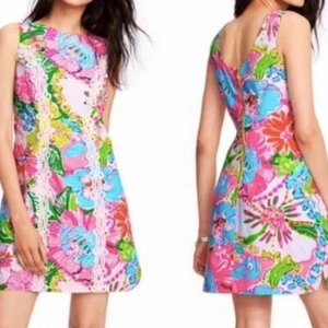 Vestido Lilly Pulitzer para Target Junior Talla 12 Nosey Posey - Imagen 1 de 8