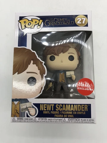 Funko POP! Movies Fantastic Beasts The Crimes of Grindelwald Newt Scamander with Cover