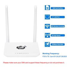4G LTE WiFi Router Wireless 300Mbps Mobile MiFi Hotspot Casa+ SIM Card Slot Z5R3
