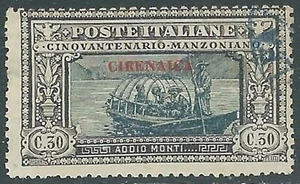 1924 CIRENAICA USATO MANZONI 30 CENT - RA12-3 - Imagen 1 de 1
