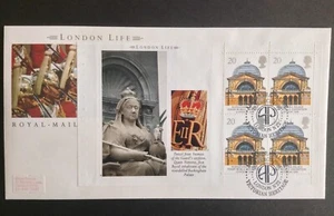 GB 1990 London Life 4 Prestige Booklet Panes on 4 First Day Covers, London N22 - Bild 1 von 4