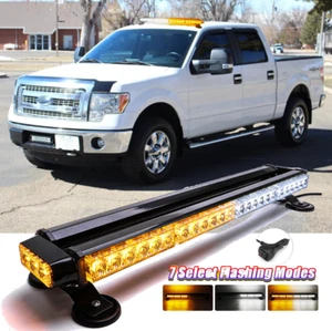 54 LED Strobe Light Bar Rooftop Double Side Emergency Warning For Ford F-150 - Picture 1 of 20