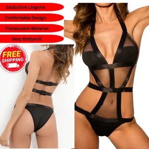 Women's Sexy-Lingerie Babydoll Sleepwear Underwear Lace Dress G-String Nightwear - Picture 1 of 8