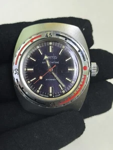 πππ Vintage Soviet watch VOSTOK AMPHIBIA barrel 2209 18j made in USSR 1980s - Picture 1 of 15