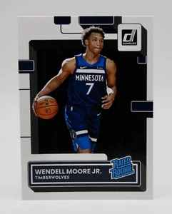 Wendall Moore Jr (RC) 2022-23 Panini Donruss Rated Rookie RC #226 - Picture 1 of 2