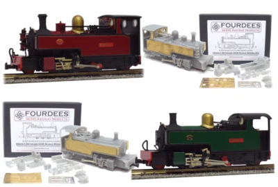 FOURDEES LIMITED Fourdees WHR FR Locomotive Russell 009 / OO9 Scale Kit for Farish 08 chassis
