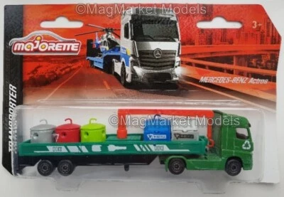 MAJORETTE · MERCEDES-BENZ ACTROS · RECYCLING · 1:76 · BRAND NEW AND SEALED - Image 1 of 4