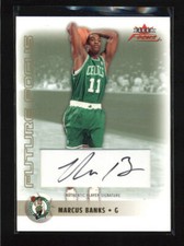 MARCUS BANKS 2003/04 03/04 FLEER FOCUS ANNIVERSARY GOLD ROOKIE AUTO #/50 AD8184