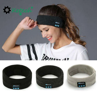 Wireless Bluetooth 5.0 Sports Stereo Headband Headphones Run Music Yoga - Image 1 of 4