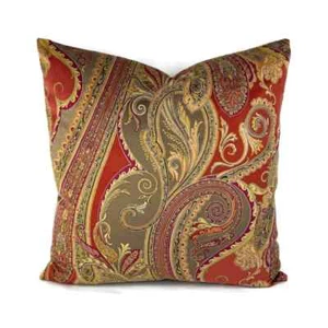 Brunschwig and Fils PORTMORE in Turmeric Pillow Cover - 20" x 20" - Picture 1 of 6