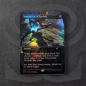 Inquisition of Kozilek •Borderless Foil• Secret Lair Drop Series • Rare Sorcery - Picture 1 of 2