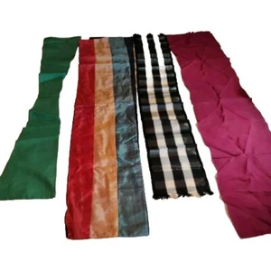 Ladies Scarves Lot (Lot Of 4). Vintage Silk From 1950s - Picture 1 of 11