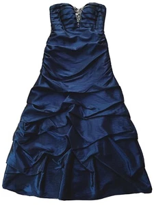 Onyx Nite Royal Blue Prom Dress Long Layered Evening Gown Beautiful Size 10 - Picture 1 of 11
