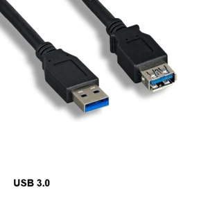 Lot10 10' Spuer Speed USB 3.0 A Extension Cable 5Gbps Sync Charge Connect Data - Picture 1 of 1