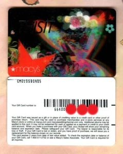 MACY'S This Is It ( THISIT ), Flowers ( 2005 ) Lenticular Gift Card ( $0 ) V1 - Picture 1 of 1