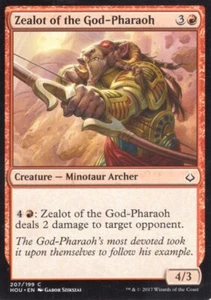 2X ZEALOT OF THE GOD-PHARAOH 207/199 HOUR OF DEVASTATION MTG MAGIC LP X2 - Bild 1 von 1