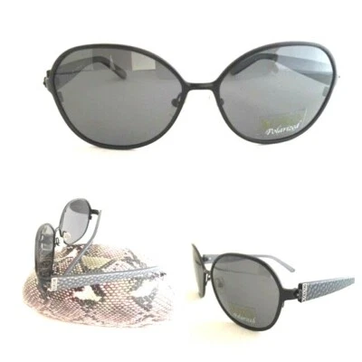 Nuevo 100% Auténtico XOXO Girasoles Polarizado Capri Negro/Gris (BGGY) 59-15-130 Foto 1 de 4