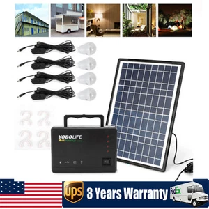 Portable Power Station with Solar Panel, Outdoor Generator Power Supply for Home - Picture 1 of 23