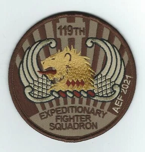 119th EXPEDITIONARY FIGHTER SQUADRON 'AEF 2021" desert patch - Picture 1 of 1