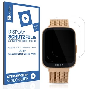 2x Pellicola protettiva 3D per Liu Jo Smartwatch Voice Mini Flessibile Proteggi - Picture 1 of 6