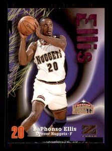 1997 Basketball SkyBox Z-Force LaPhonso Ellis Denver Nuggets #101 1