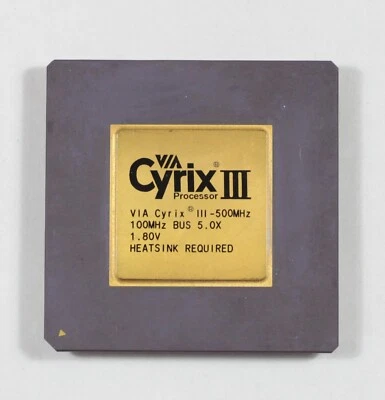Socket 370 CPU - VIA Cyrix III 500MHz - Samuel - TESTED - Image 1 of 2