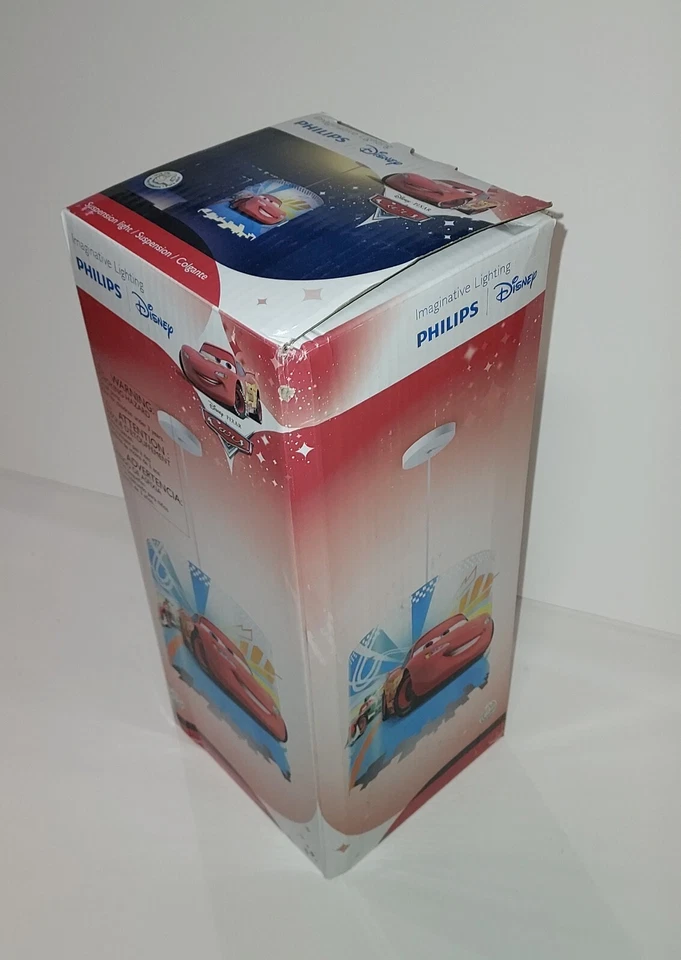 Complete unit Philips Disney Pixar Cars McQueen Kids Ceiling Suspension Light  - Image 1 of 1