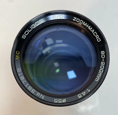 Soligor 80-200mm f4.5 C/D Zoom/Macro MC Lens  For Olympus OM Mount - Image 1 of 4