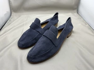 Lucky Brand LK-Chennie Moroccan Blue Suede Shoes Women's Size 8 M - Picture 1 of 6
