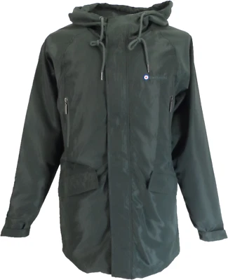 Lambretta Mens Khaki Green Heaton Jacket - Image 1 of 4