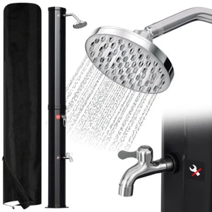 Ducha solar 20-60L ducha de piscina ducha de jardín ducha exterior ducha de camping ducha de pie - Imagen 1 de 21