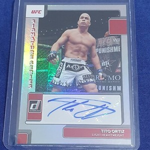 Tito Ortiz Signature Series Autograph Card, 2023 Panini Donruss