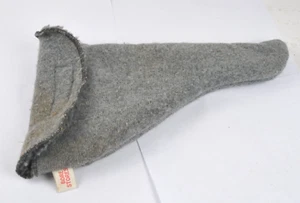 Vintage Grey Bore-stores Lined Pistol Revolver Rug Soft Case Protector 12” X 7” - Picture 1 of 8