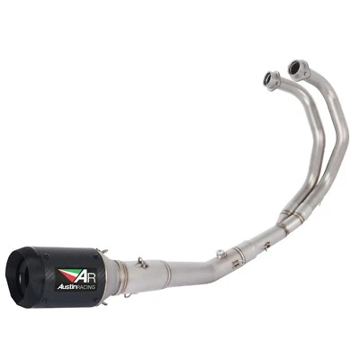 Fit for Yamaha YZF R25 R3 2015-2023 Full System Exhaust Header Pipe Muffler - Image 1 of 4