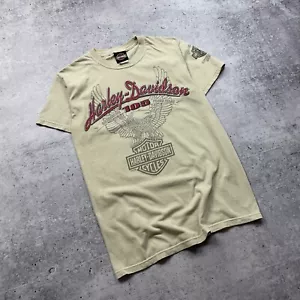 Camisa vintage para hombre Harley Davidson con logotipo de águila estrás de motocicleta talla S - Imagen 1 de 10