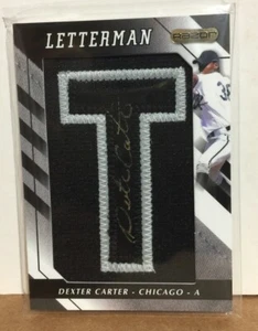 Dexter Carter 2008 Razor Rookie Autograph Letterman T Patch Signature #4/5 RC SP - Picture 1 of 2