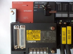 Mitsubishi Melsec PLC GP070-MD11 A1S61P CPU A2USHCPU I/O AISX42 A1SY42 - Picture 1 of 12