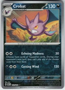 Crobat 112/182 Reverse Holo Near Mint SV04: Paradox Rift Pokemon card - Picture 1 of 2