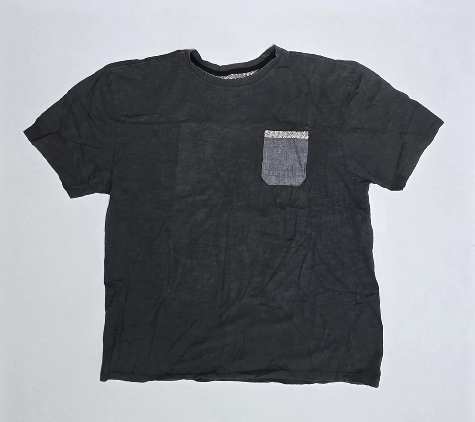 Quilted Giraffe Gray Pocket Tee Shirt Mens XXL - Image 1 of 4