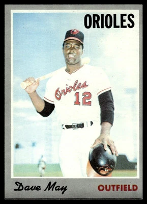 1970 Topps Dave May Baltimore Orioles #81 - Image 1 of 2