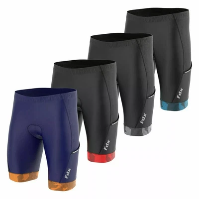 Men Cycling Shorts with Pockets 3D Anti-Bac Padding All Day Men MTB Bike Shorts - Image 1 of 4