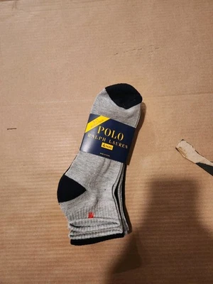 Polo Ralph Lauren Mujer Tejido Plano Corte Ultra Bajo Calcetines Paquete de 4 Multi Talla 10-13 - Nuevos Foto 1 de 4