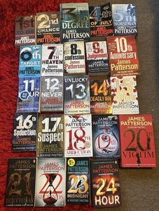 James Patterson Women's Murder Club Series Books 1-24 Crime Bundle - Imagen 1 de 16