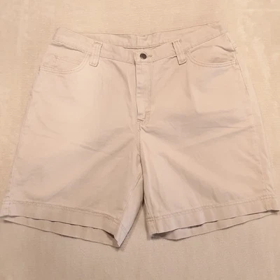 Bermudas de mezclilla para mujer Riders by Lee talla 16M/bronceado 100 % algodón/146800N Foto 1 de 4