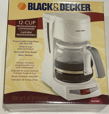 Black & Decker DLX900 12-Cup Programmable Coffeemaker “Time Machine” – New - Image 1 of 4