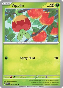 3x Applin 009/131 Prismatic Evolutions Regular - Picture 1 of 1