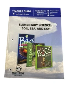 MasterBooks ELEMENTARY SCIENCE TEACHER GUIDE Book~4th-6th Grade~Homeschool - Picture 1 of 2