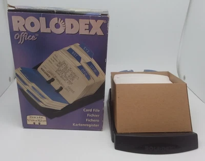 VTG NOS ROLODEX Rotary Business Card File with 250 lined cards & ABC Tabs 67082 - Image 1 of 4